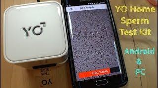 Yo Home Sperm kit - Sperm Analysis - Unboxing Preparation Testing Result and Footage