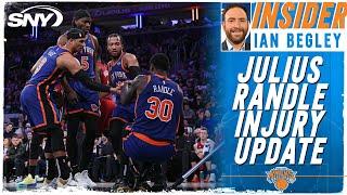 Ian Begley speculates about Julius Randles injury Knicks contingency plans  SportsNite  SNY