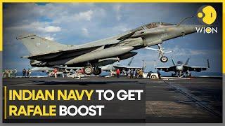 Major boost to Indian Navy India to buy 26 Rafale M from France  WION Newspoint