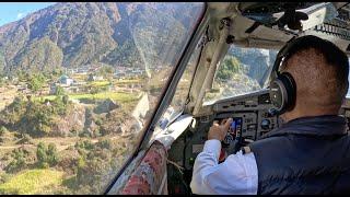 Landing at the Worlds Most Dangerous Tenzing-Hillary Lukla Airport 2800m - Day 4.4