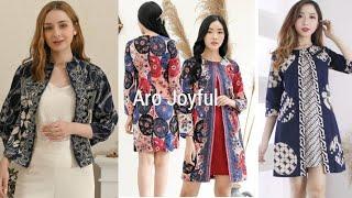 MODEL BAJU BATIK CANTIK MODIS DAN BISA SERAGAMAN