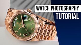 Watch Photography Pro Tutorial  Rolex Timepieces  Luxurious Advertising Watch Images