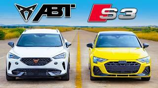 New Audi S3 v Tuned ABT Cupra DRAG RACE