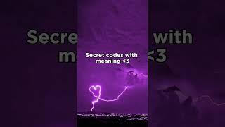 #shorts Secret Codes With Meaning  Aesthetic Edit   Khushis Vibe 