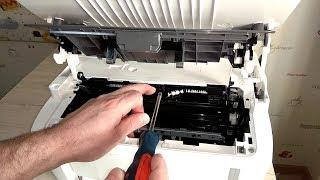 HP Pro M28 How to disassemble. Replacement of the fuser