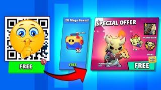 FREE x20 MEGA BOXES & NEW POCO SKIN   BRAWL STARS QR CODES 2024   BRAWL STARS NEW UPDATE