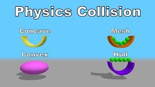 Understanding Physics Collision Shapes Mesh vs Hull Concave vs Convex - for Unity and Buildbox