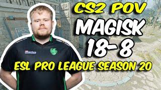 CS2 POV  Falcons Magisk 188 vs ATOX Ancient @ ESL Pro League Season 20