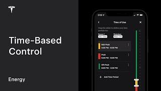 Time-Based Control  Tesla App for Energy