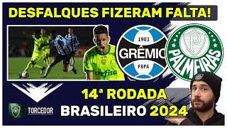 ABEL PERDEU A MÃO?  VERDÃO DEIXA PONTOS NO SUL  GRÊMIO 2x2 PALMEIRAS  #1torcedor