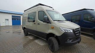 Einzigartiger Grundriss im 6m Sprinter unter 35t  – MB Sprinter Camper Allrad von MonsterVan