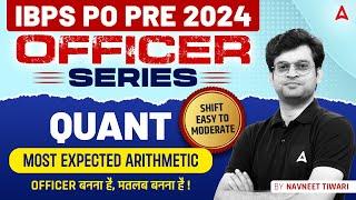 IBPS PO 2024  Quants Most Expected Arithmetic #2  IBPS PO Quant Strategy  By Navneet Tiwari