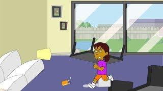 Dora Rages Over a Game And Destroys The House