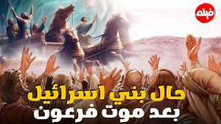 احداث و اسرار ما حدث مع بني اسرائيل بعد غرق فرعون وجنودة