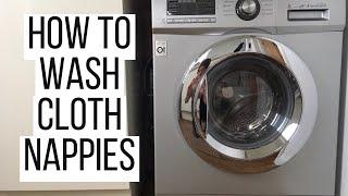 How to wash cloth nappies