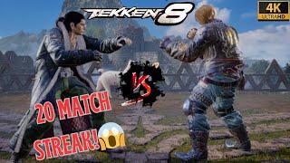 TEKKEN 8 20 MATCH STREAK AGAINST PAUL WITH MY DRAGUNOV OMG  SHERRYJ