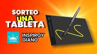 HOY ES EL SORTEO TABLETA HUION INSPIROY GIANO