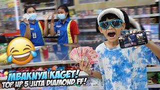 GA BISA DIKASI TAU BOCIL TOP UP 5 JUTA DIAMOND FF DI INDOMARET MBAKNYA HERAN SAMPAI MELONGO WKWKW