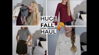 HUGE FALL TRY ON HAUL 2017 Loft TJmaxx & more