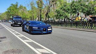 Выходные в центре Москвы #2 - Bugatti Chiron Aventador S Roadster F8 Tributo Huracan P GT3 RS