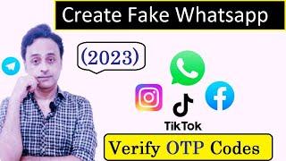 How to create fake Whatsapp account to another number 2023