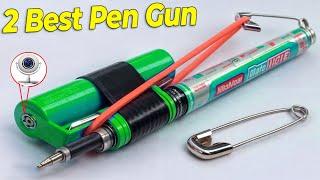 2 Easiest Pen Guns Ever  pen se gun kaise banaen  how to make guns at home easy  gun kaise banaen