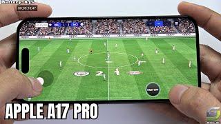 iPhone 15 Pro test game EA SPORTS FC MOBILE 24