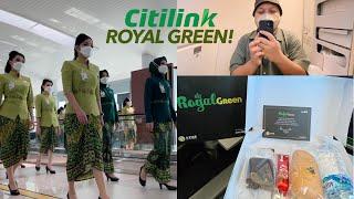 BARU ROYAL GREEN CITILINK Flight QG 716 CGK-SUB + Seragam Baru Crew Citilink