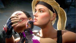 MK11 Sonya 1995 Movie Performs All DLC Fatalities