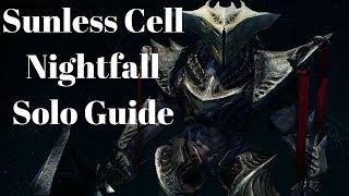 Destiny Lets Nightfall - Sunless Cell Solo Nightfall Walkthrough Guide - July 18-24 2017