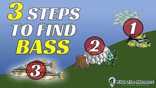 3 Step Process To Find Bass on ANY LAKE In Under 2 Hours