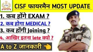 cisf fireman written exam date  #cisf constable fire man written exam kab hogi koi confirm date 