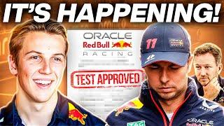 Red Bull Drops HUGE BOMBSHELL On Perez Future After Lawson RB20 TEST