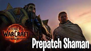 World of Warcraft War Within Pre-Patch Shaman Playthrough  Heritage Armor & Warband Questline