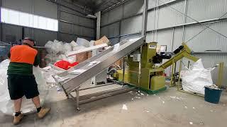 Most Labour Efficient Automatic Polystyrene Recycling Machine Supplied by GREENMAX