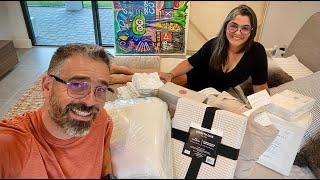 Live #68 Dia 11 na CASA NOVA. Tour cama mesa banho e decoração. Quanto custou e onde compramos