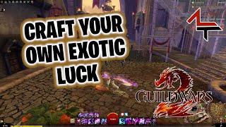 Exotic essence of luck  - Guild Wars 2  I did not know you can craft your own luck...