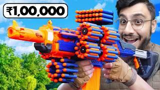 Rs 10 VS Rs 100000 NERF GUNS