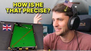 American reacts to Ronnie OSullivan best Snooker Shots Ever