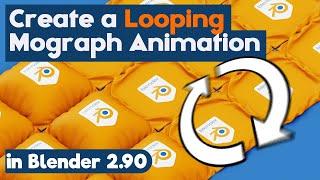 Create a Mograph Loop with Cloth Dynamics in Blender 2.9