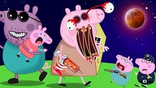 Zombie Apocalypse Zombies Appear At The Peppa Pig House‍️  Peppa Pig Funny Animation