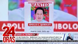 24 Oras Part 1 P10-M pabuya sa makakapagturo kay Pastor Quiboloy labi ng 2 bata sa... atbp.