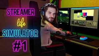 Streamer Life Simulator #1 FAZENDO STREAM ENQUANTO FAÇO STREAM