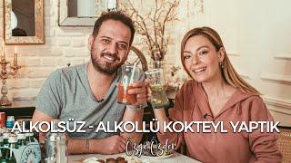 Yılbaşı Akşamına Alkolsüz ve Alkollü Kokteyl Yaptık  Özge Özder & Gökhan Malik Şahin