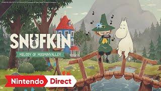 Snufkin Melody of Moominvalley - Release Date Trailer - Nintendo Switch