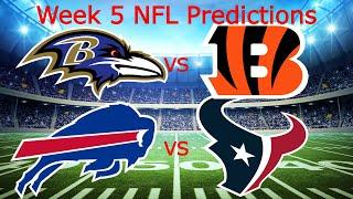 My NFL Week 5 Predictions