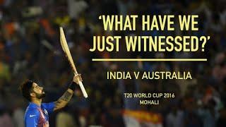 Kohli v Australia He likes a fight he likes a scrap  ICC Mens T20 World Cup 2016