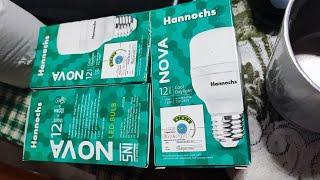 LIVE Unboxing Lampu Hannochs LED Capsule Nova 12 watt