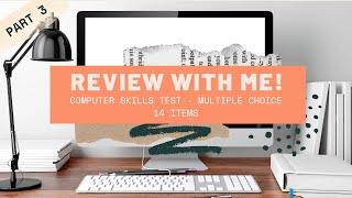 COMPUTER SKILLS TEST PRACTICE WITH ANSWERS - Call Center Written Exam Computer Exam in Call Center