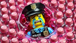 GO AWAY IM STUCK IN ACID SLIME  LEGO POLICE CITY  BRICK RISING